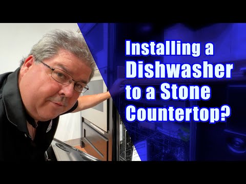 How to install your dishwasher when you have a granite countertop