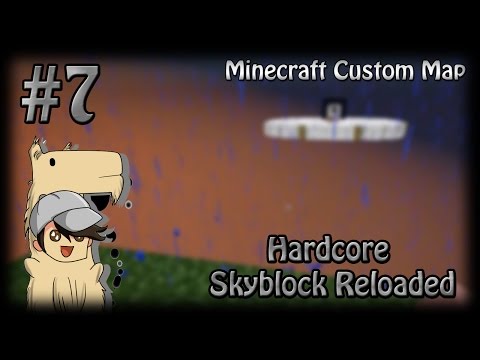 Hardcore Skyblock Reloaded #7: SKELETON PLS! [Minecraft Custom Map]