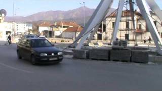 preview picture of video 'Cycling on roundabout in Prilep'