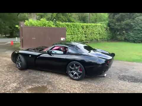 Going to work in a TVR Tuscan S!