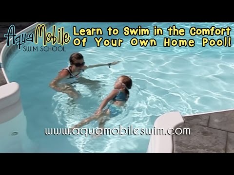 Learn to Swim At Home with AquaMobile Private Swim Lessons!
