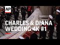 Charles & Diana Wedding in 4K | Part 1 | Arrivals at St Paul's Cathedral | 1981