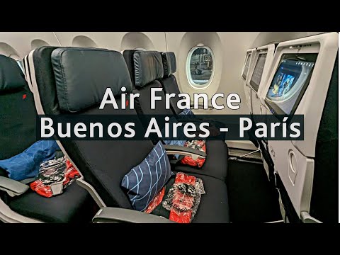 Vuelo directo Buenos Aires - París con Air France en clase económica ✈️ Airbus 350