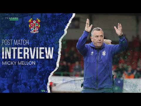 Post Match | Micky Mellon (Swindon Town)