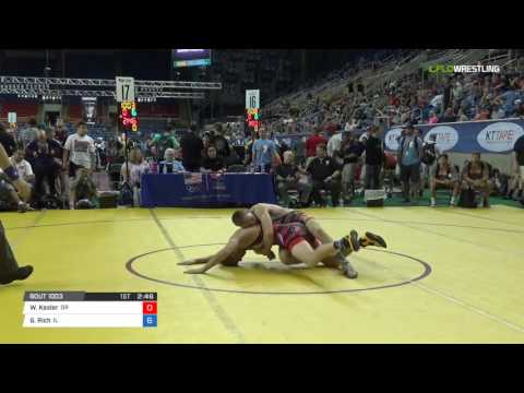 Junior GR 160 Consi of 32 #2 - Wyatt Kesler (OR) vs. Garett Rich (IL)