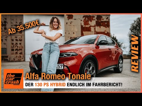 Alfa Romeo Tonale (2022) Wie gut ist der 130 PS Hybrid ab 35.500€? Fahrbericht | Review | Test | POV