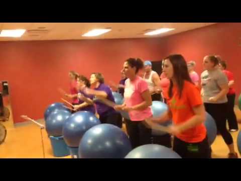 Cardio Drumming of Poker Face @ Cage Nutrition