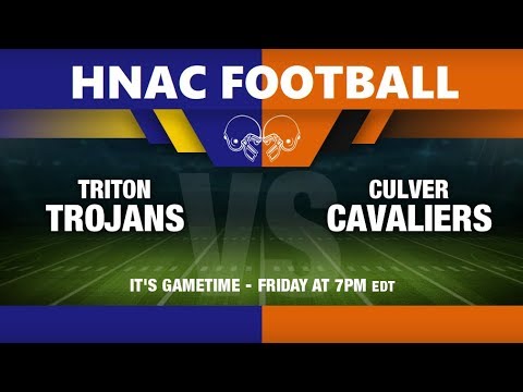 Triton at Culver - Varsity Football 🏈 9-15-2017