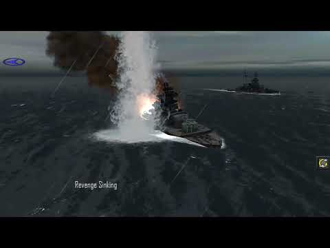 HMS REVENGE,HMS RAMILLIES VS DKM HUTTEN, this is really easy win boy