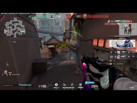 VALORANT LOG MATCH - 2020.11.22 Nice flick wallbang.