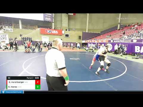 88 Lbs Round 1 - Elijah Harshbarger, Gold Medal Grappling Vs Kyle Horne, Springdale Youth Wrestlin