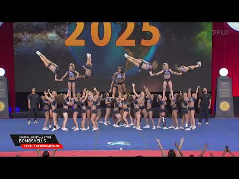 Central Jersey All Stars Bombshells - L6 Senior Medium Finals w/music - The Cheerleading Worlds 2025