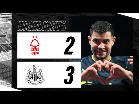 Nottingham Forest 2 Newcastle United 3 | Premier League Highlights