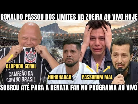 Ronaldo lost his temper and caused chaos on today's "Jogo Aberto"! Everyone got what was coming t...