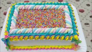 Decorando bolo do dia das crianças!