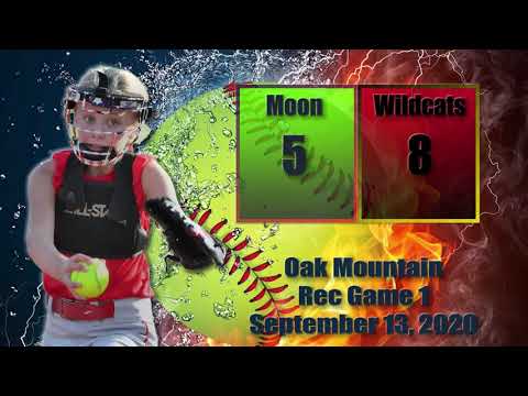 Oak Mountain 10U Softball - Rec Game 1 - Fall 2020 - Moon VsWildcats