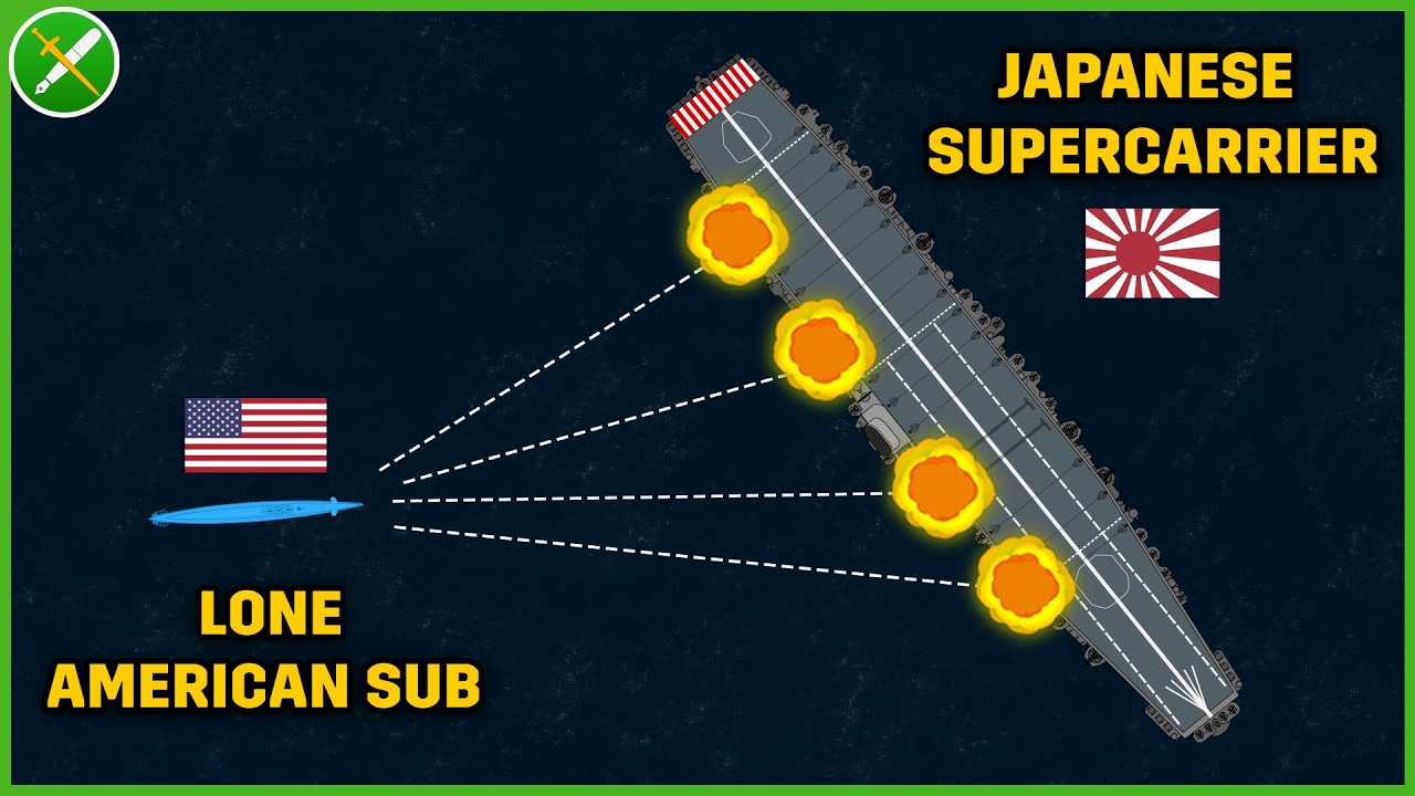 1 US Sub Sinks a Japanese Supercarrier - Sinking of Shinano Documentary