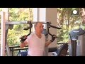Putin Works Out In Gym With Prime Minister Medvedev Sochi