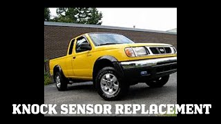 2000 Nissan Frontier/Nissan v6 / The easiest way to repair a knock sensor.