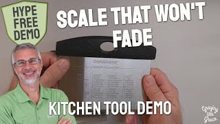 Bench Scraper with Engraved Scale - Close Look at Ourokhome