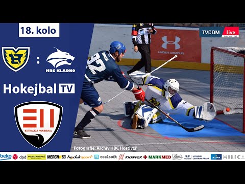 Highlights 18. kola Extraligy Hokejbalu - HBC Hostivař vs. HBC Kladno | 19.3. 2022