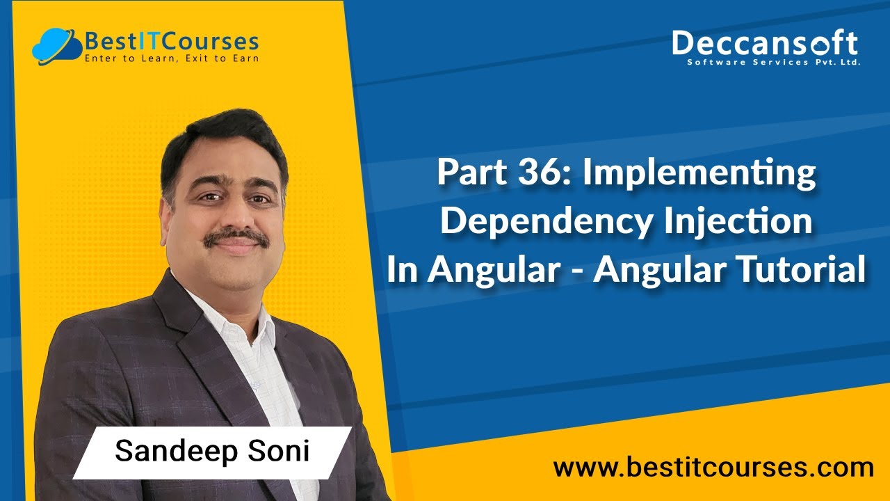 Part 36: Implementing Dependency Injection In Angular - Angular Tutorial | BestITCourses