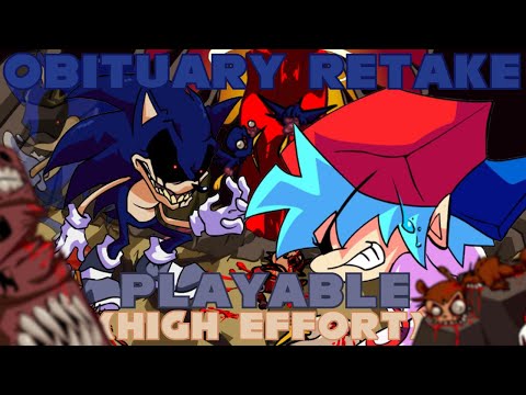 OBITUARY RETAKE PLAYABLE (High Effort) - FNF: Sonic Legacy