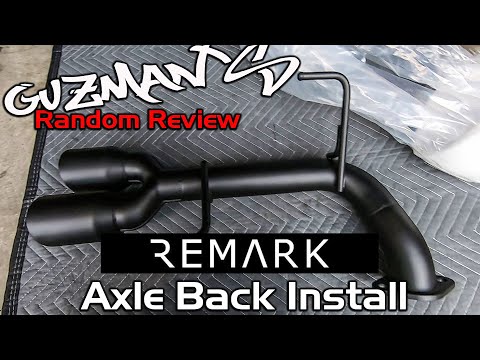 Remark Axle Back Install for the 2016 Subaru #WRX | Guzman's Random Review