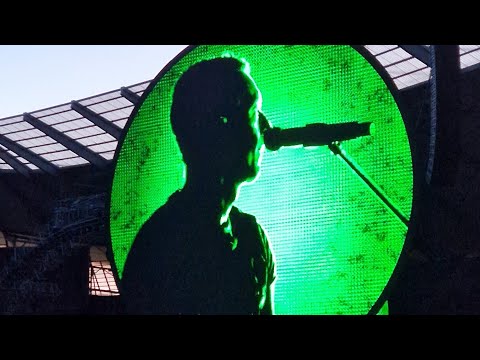 Tim booth joins coldplay on stage as surprise guest