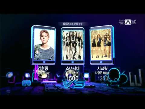 The Boys + No  1 @ Mnet M!Countdown 111027 Live