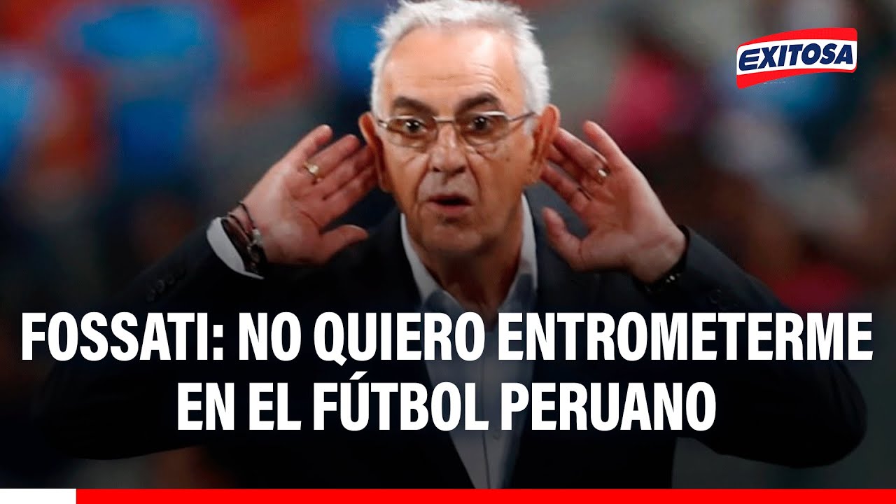 🔴🔵 Fossati sobre nuevo cupo de extranjeros en clubes: No quiero entrometerme en el fútbol peruano