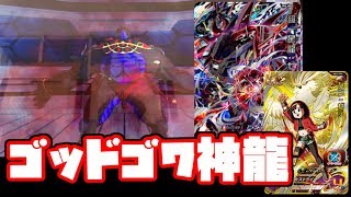 【SDBH実況】神の力を受けた超一神龍ゼノ！ゴッドバードゴワ神龍を使ってみた！【バトスポ】