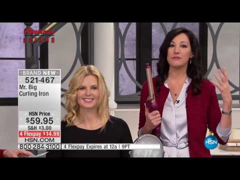 Mr Big Curling Iron debut on HSN