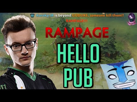MIRACLE CRAZY Storm Spirit RAMPAGE 32 KILLS HELLO PUB Highlights by Time 2 Dota #dota2