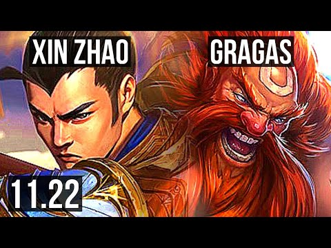 XIN vs GRAGAS (JNG) | 5/1/8, 1.2M mastery | KR Diamond | 11.22