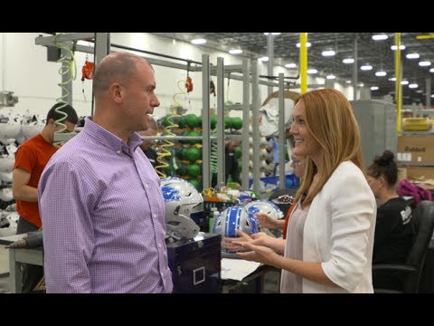 Riddell Facility Tour: How a Lions helmet is made