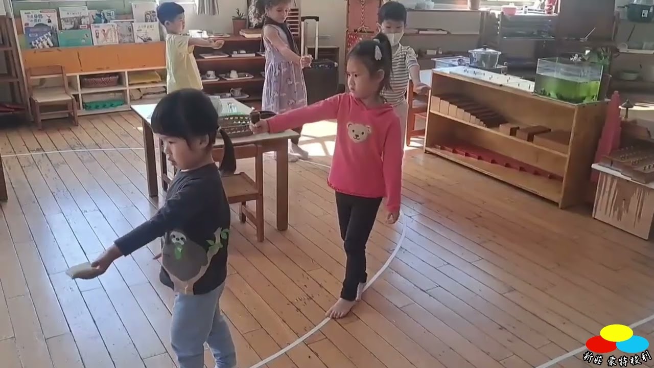 與地球班一起走線~