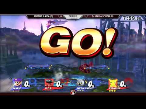 Smash 4 Versus Weekly 10/2/15 - Winners R3 - 8Bitman & Kipa vs DJ Jack & Seibrik