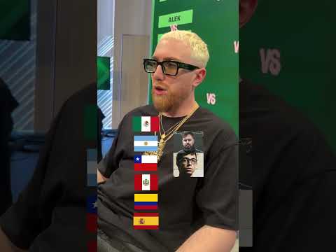 RODRIGO QUESADA CHOOSES HIS FAVORITE FREESTYLER FROM EACH COUNTRY