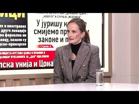 BOJE JUTRA - PREGLED ŠTAMPE: NIKOLETA ĐUKANOVIĆ, POLITIČKA ANALITIČARKA | Vijesti online