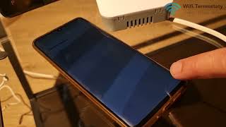 Bezdrátový Wifi Termostat WBW2black