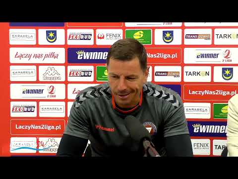 10.09.2022 Konferencja po meczu: Siarka Tarnobrzeg - Garbarnia Kraków 3:2 (1:2), 10 kolejka, II liga