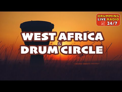 Djembe: West African & Drum Circle Drumming [24/7 Live Radio]