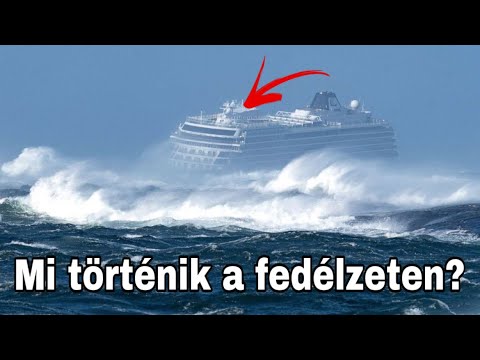 Utasszállító Luxushajók 12-es Erősségű Tengeri Viharban!