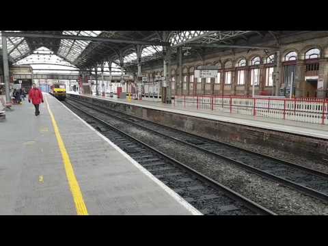 (HD) DB Cargo 90018+90024 passing Preston on 4M25 4/4/2017