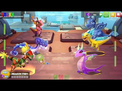 Enchantment League Fights and Dungeon Battles Games play - Dragon Mania Legends