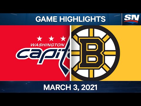 NHL Game Highlights | Capitals vs. Bruins – March 03, 2021