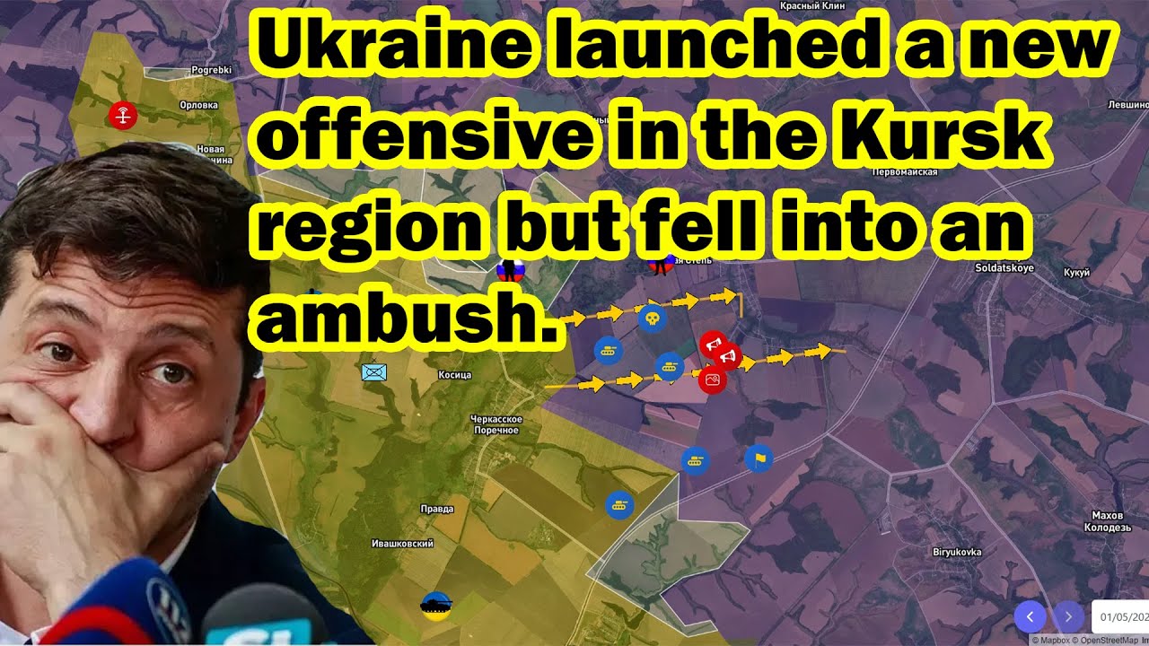 Ukraine launched a new offensive in the Kursk region but fell into an ambush.