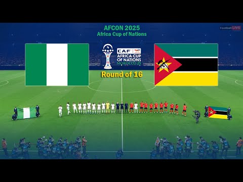 Nigeria vs Mozambique - Africa Cup of Nations 2025 AFCON | Full Match All Goals | Simulation PES