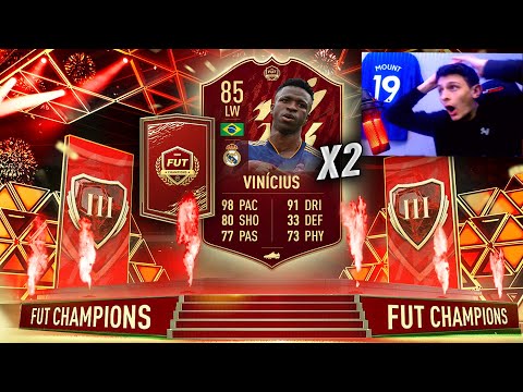 OMG INSANE RED PICKS! 😱 2X RANK 3 FUT CHAMPS REWARDS! #FIFA22
